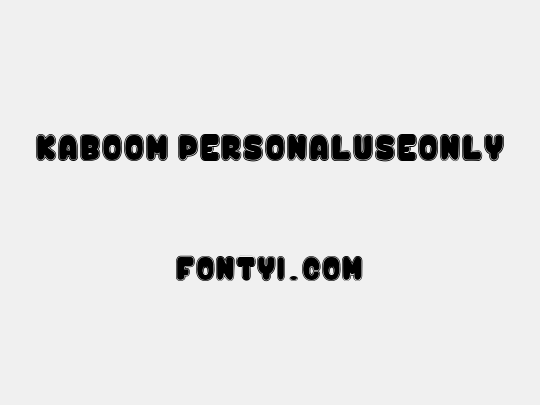 Kaboom_PersonalUseOnly