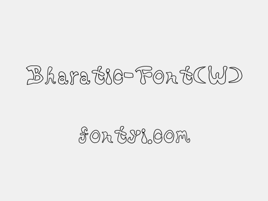 Bharatic-Font(W)