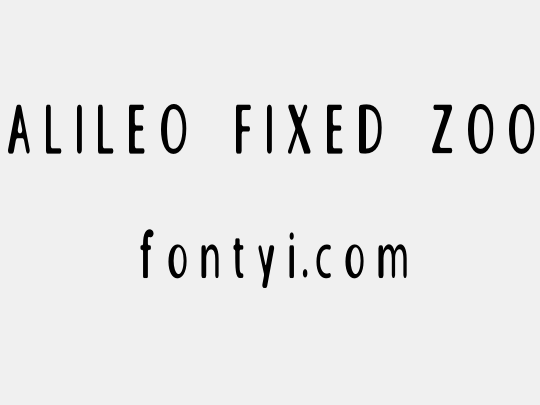 GALILEO FIXED ZOOM