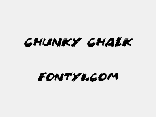 Chunky Chalk