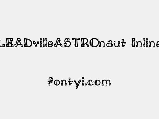 LEADvilleASTROnaut Inline