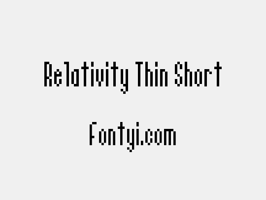 Relativity Thin Short