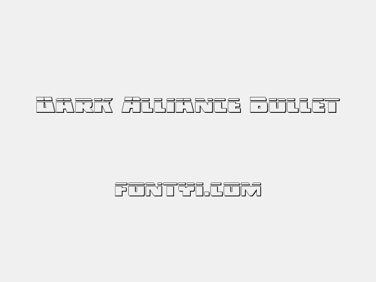 Dark Alliance Bullet
