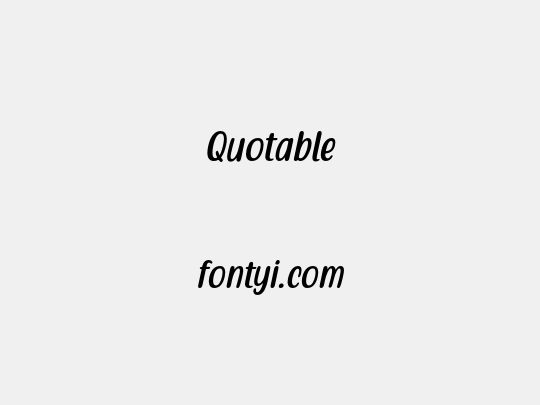 Quotable