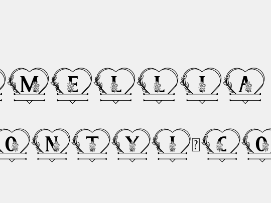 Sweety Camellia Monogram