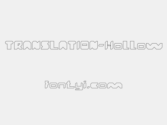 TRANSLATION-Hollow