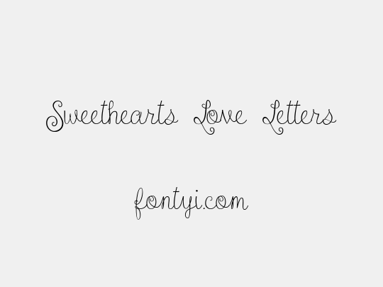 Sweethearts Love Letters