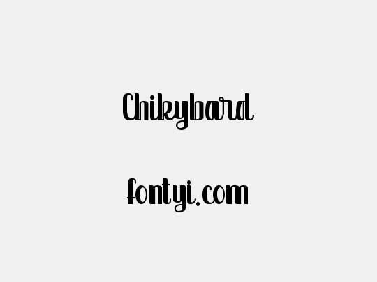 Chikybard