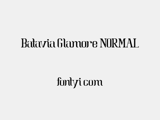Batavia Glamore NORMAL