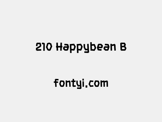 210 Happybean B