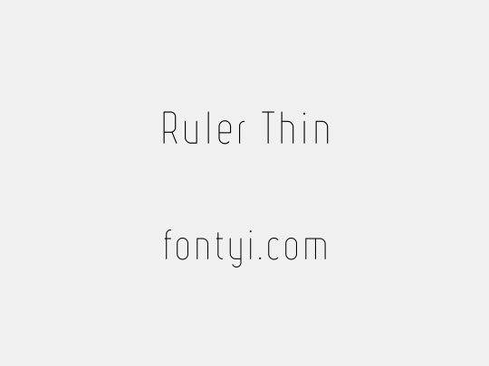 Ruler Thin