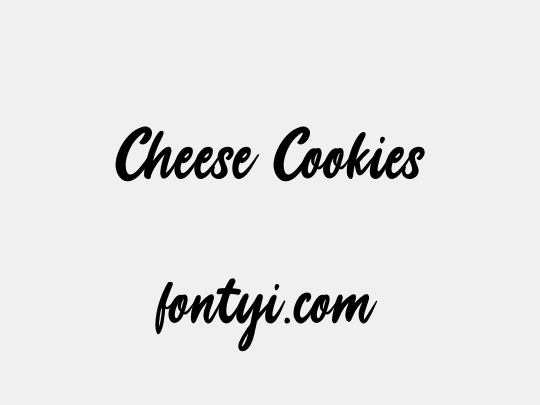Cheese Cookies
