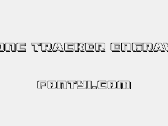 Drone Tracker Engraved