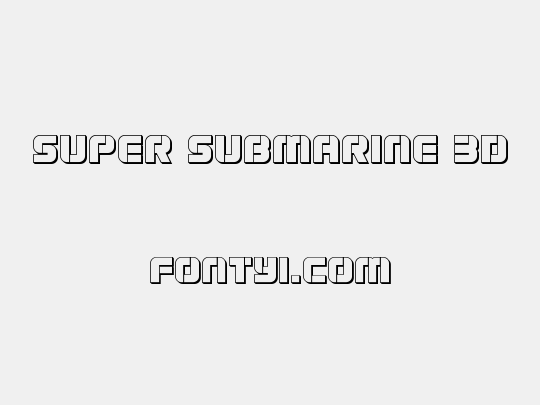 Super Submarine 3D