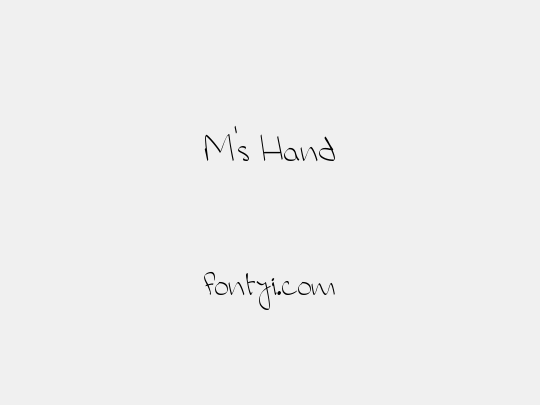 M's Hand