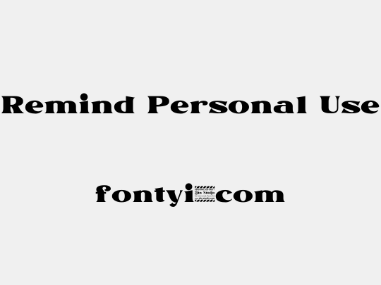 Remind Personal Use
