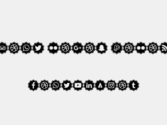 Font logos Color