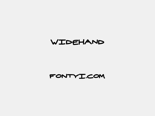 widehand