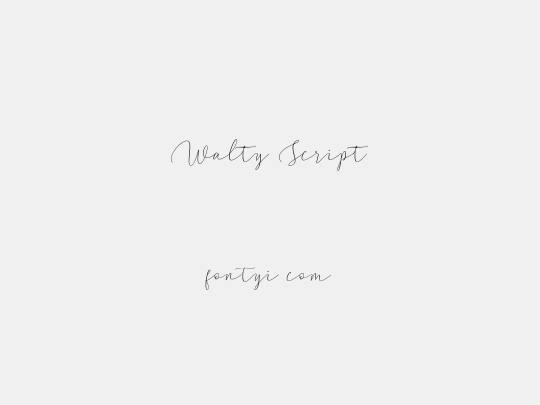 Walty Script