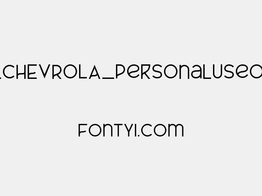 AL_CHEVROLA_PersonalUseOnly
