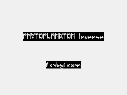 PHYTOPLANKTON-Inverse