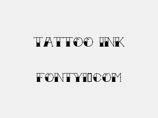 Tattoo Ink