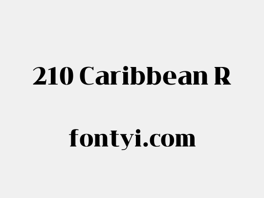 210 Caribbean R