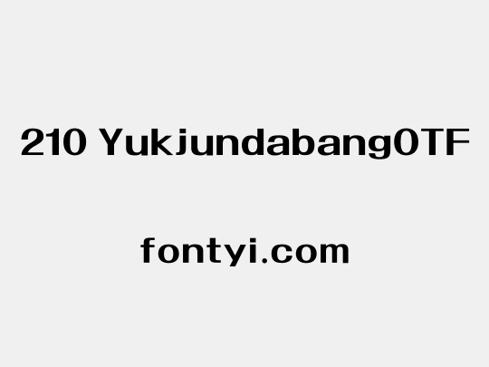 210 YukjundabangOTF
