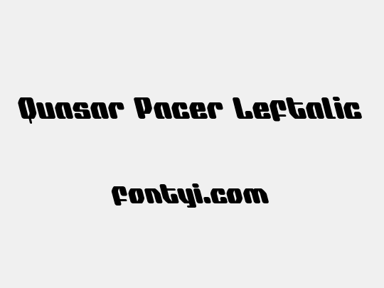 Quasar Pacer Leftalic