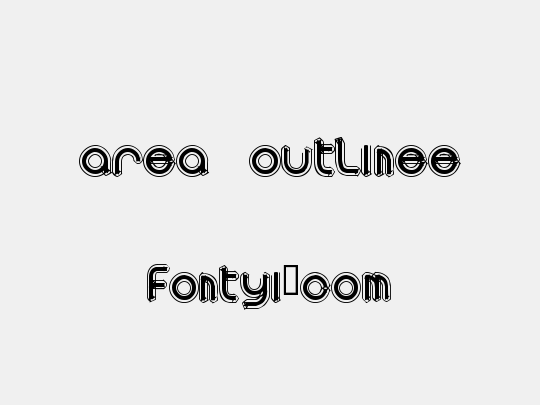 area OUTLINEe