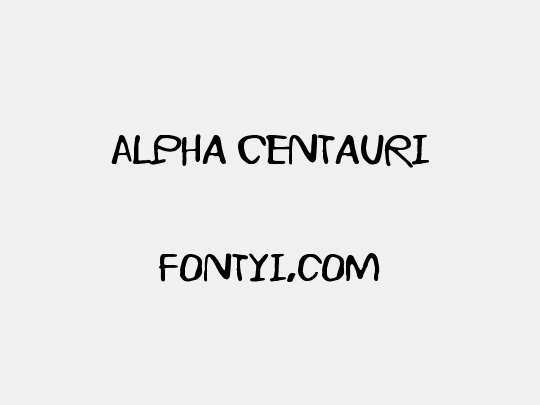Alpha Centauri