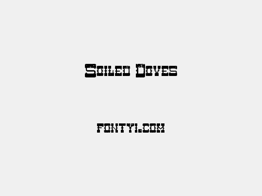 Soiled Doves