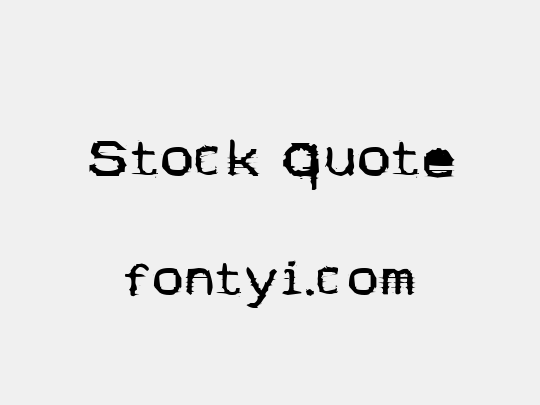 Stock Quote