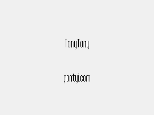 TonyTony