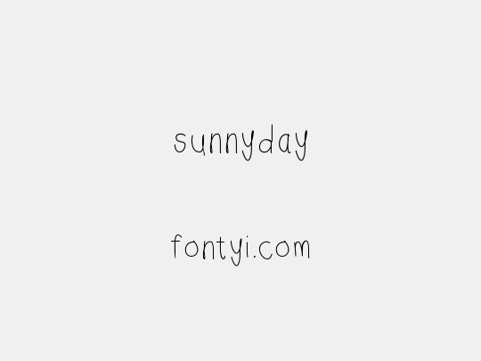 sunnyday