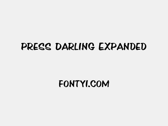Press Darling Expanded