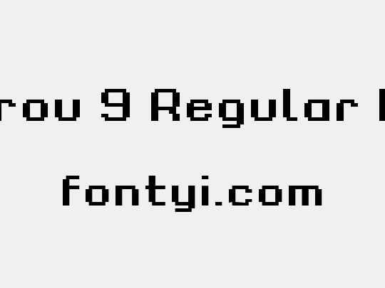 Grixel Kyrou 9 Regular Bold Xtnd