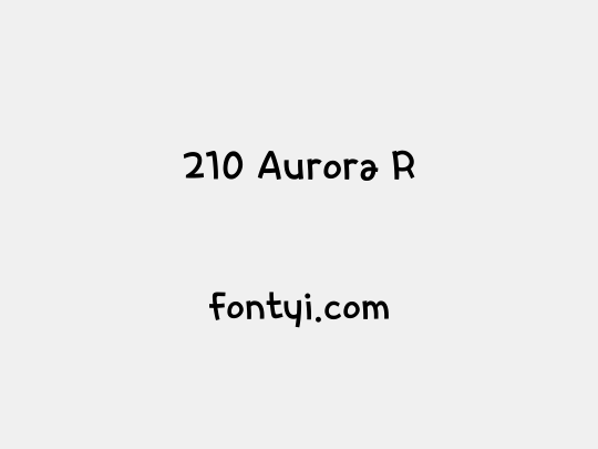 210 Aurora R