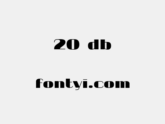 20 db