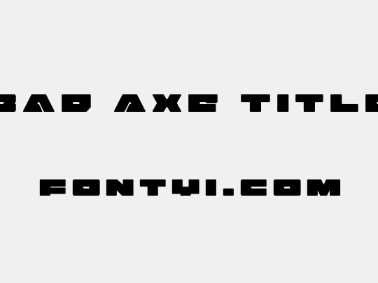Bad Axe Title