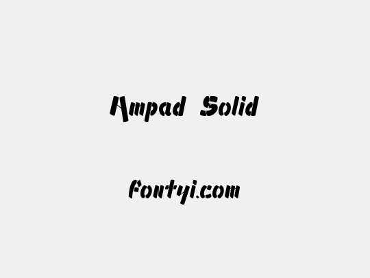 Ampad Solid