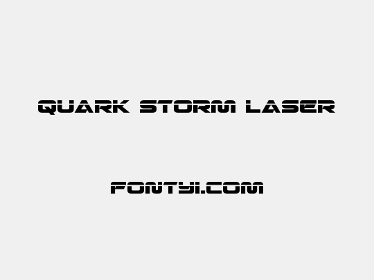 Quark Storm Laser