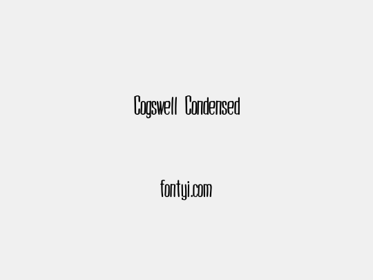 Cogswell Condensed