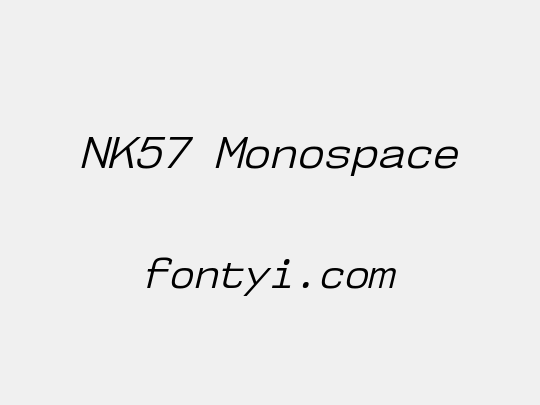 NK57 Monospace