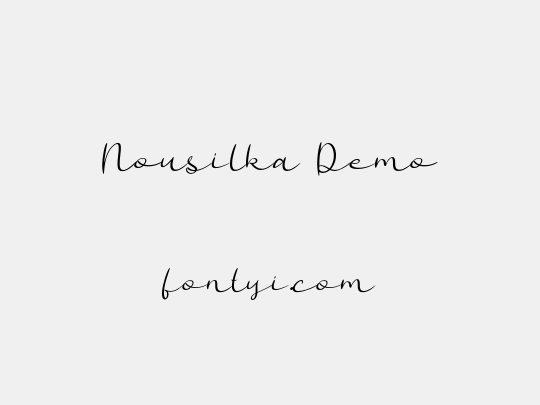 Nousilka Demo