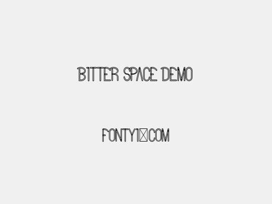 Bitter Space Demo
