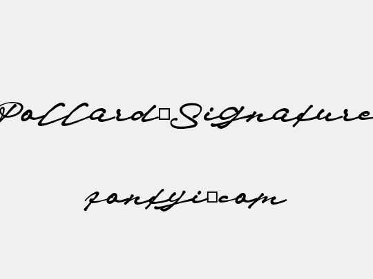 Pollard_Signature