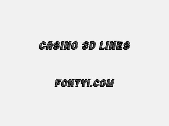 Casino 3D Lines