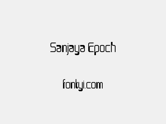Sanjaya Epoch