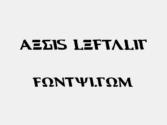 Aegis Leftalic